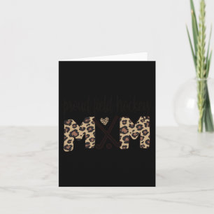 Proud Field Hockey Mum Field Hockey Mama Card