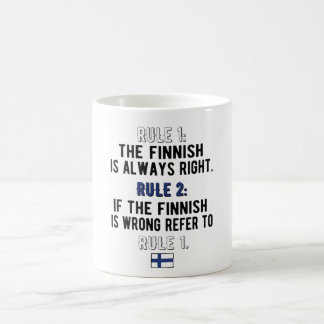 Proud Finnish Roots Finland Flag Finnish Heritage Coffee Mug