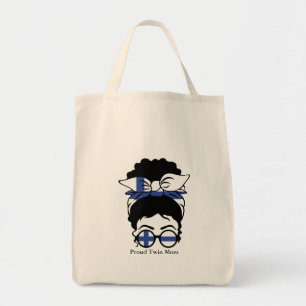 Proud Finnish Twin Mum Tote Bag