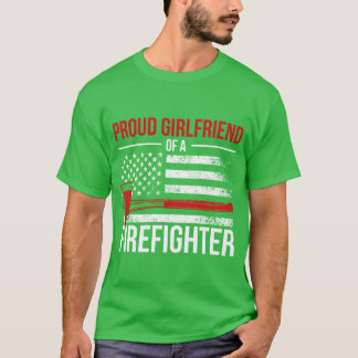 Proud Fire Friend Of A Firefighter Friend family T-Shirt