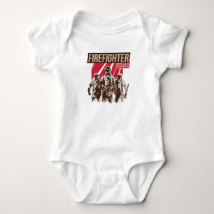 Proud Firefighter Squad Baby Bodysuit