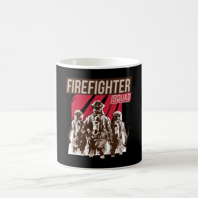 Proud Firefighter Squad Coffee Mug (Center)