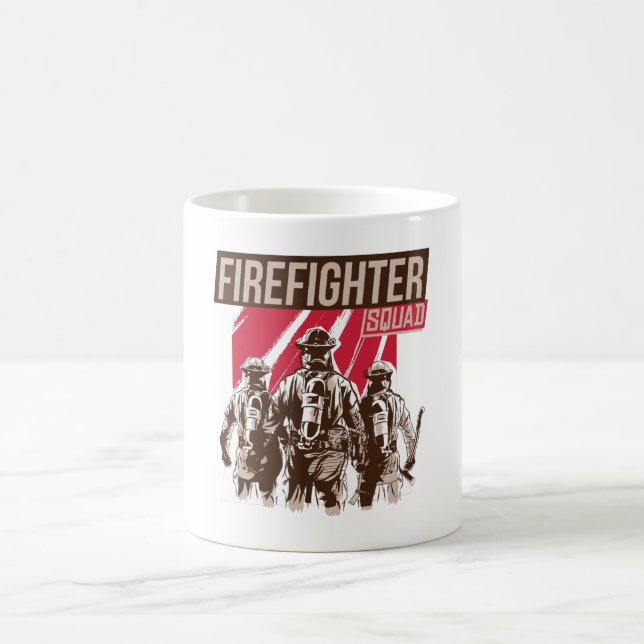 Proud Firefighter Squad Coffee Mug (Center)