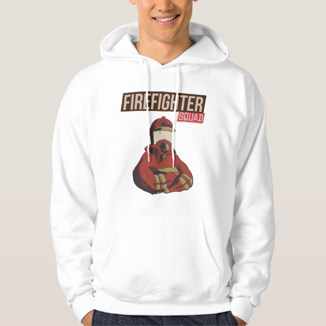 Proud Firefighter Squad Hoodie (Front)