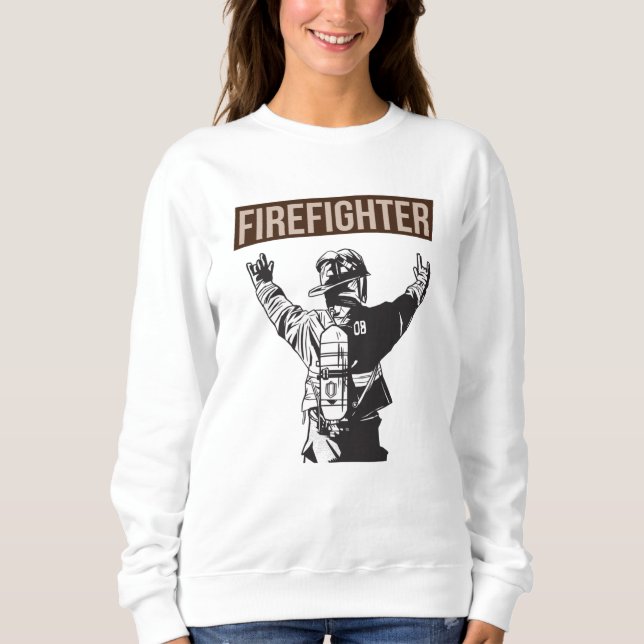 Proud Firefighter Squad Sweatshirt (Front)