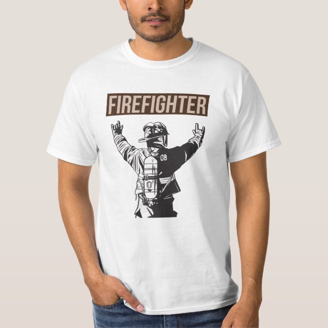 Proud Firefighter Squad T-Shirt (Front)