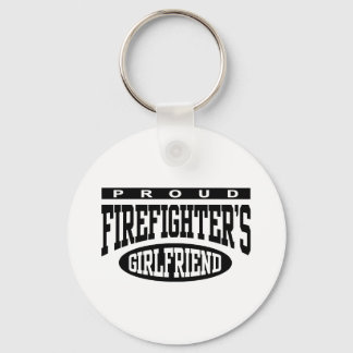 Proud Firefighter's Girlfriend Key Ring