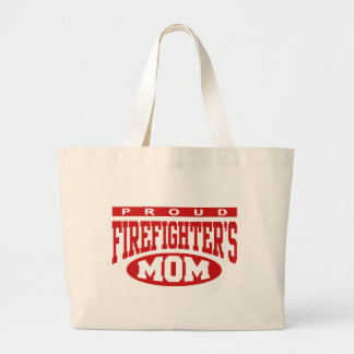 Proud Firefighter's Mum Large Tote Bag