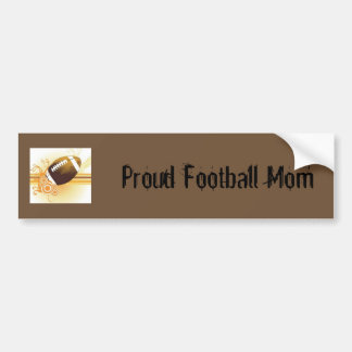 Proud Football Mum Bumper Sticker