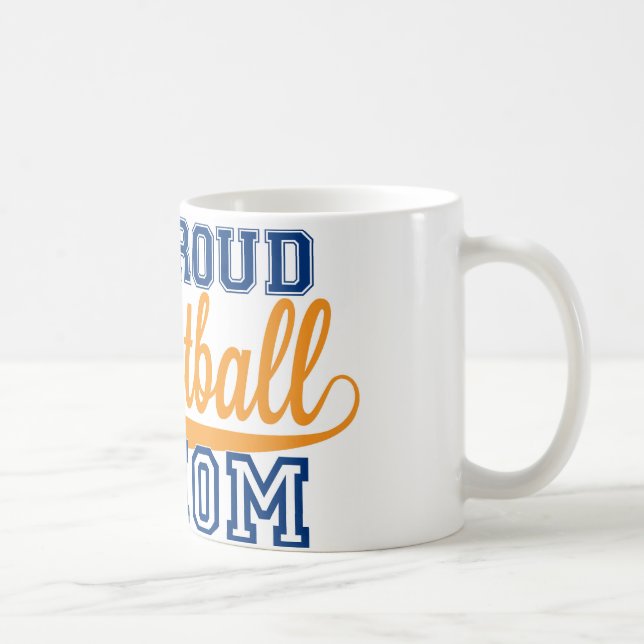 Proud Football Mum coffee mug (Right)