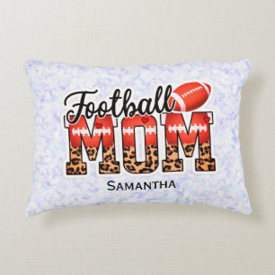 Proud Football Mum – Game Day Enthusiast Decorative Cushion