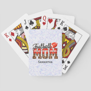 Proud Football Mum – Game Day Enthusiast Playing Cards
