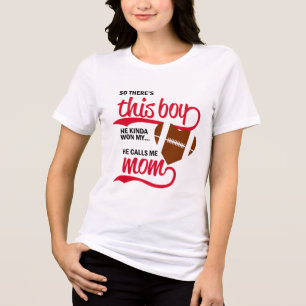 Proud Football Mum Tri-Blend Shirt