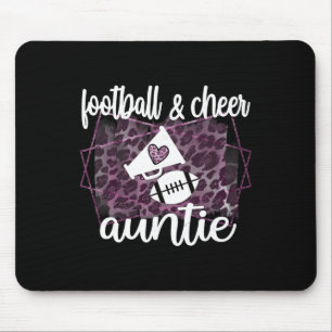 Proud Footll And Cheerleading Cheer Aunt  Mouse Mat