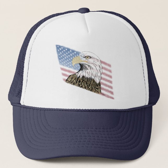 Proud & Free Trucker Hat (Front)