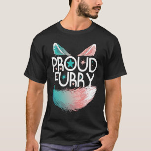Proud Furry Fandom Cosplay Animal Furries Furry P T-Shirt