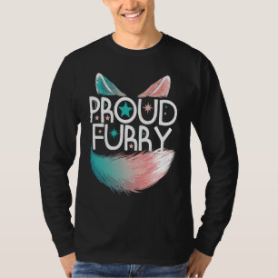 Proud Furry Fandom Cosplay Animal Furries Furry P T-Shirt