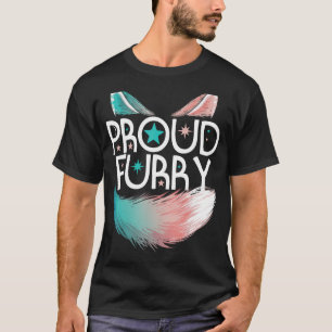 Proud Furry Fandom Cosplay Animal Lover Furries Fu T-Shirt