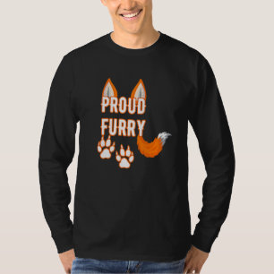 Proud Furry Fox For Toddlers And Adults T-Shirt