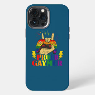 Proud Gamer Gay Funny Hand Gamer Proud LGBT iPhone 13 Pro Max Case