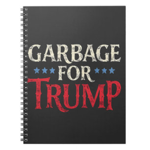 Proud Garbage Puerto Rico Latinos For Trump Notebook