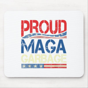 Proud Garbage Trump Supporter Mouse Mat