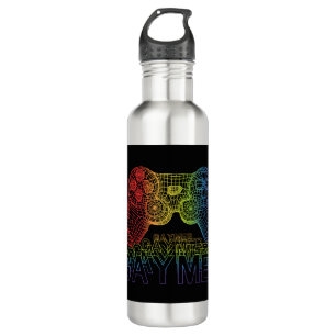 Proud Gaymer, Gay Pride Gaming 710 Ml Water Bottle