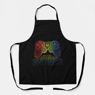Proud Gaymer, Gay Pride Gaming Apron