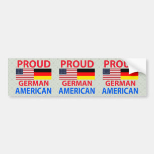 Proud German American Bumper Sticker