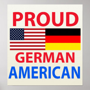 Proud German American Poster