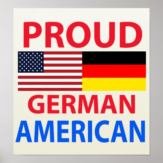 Proud German American Poster (Front)