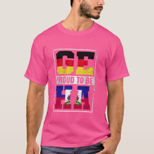 Proud German Haitian Mix Germany and Haiti Heritag T-Shirt