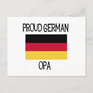 Proud German Opa Postcard