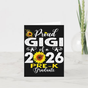 Proud gigi of 2026 pre-k graduate mothers dayProud Card