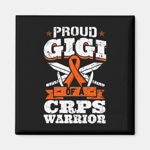 Proud Gigi Of A Crps Warrior Rsd Awareness Ribbon Magnet