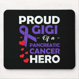 Proud Gigi Of A Pancreatic Cancer Hero Warrior Sup Mouse Mat