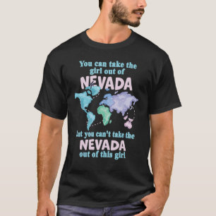 Proud Girl From Nevada Relocation From Nevada T-Shirt