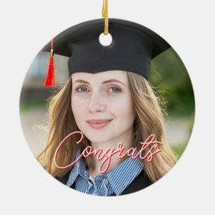 Proud Girlfriend of A 2026 Graduation Party Custom Ceramic Tree Decoration