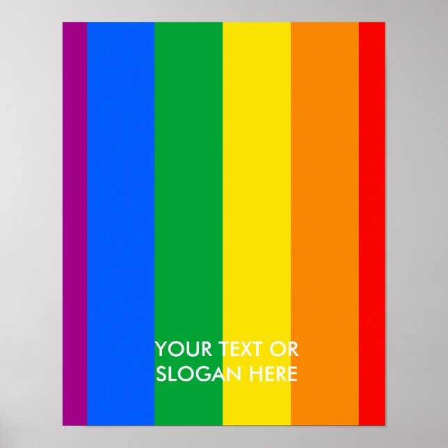 Proud GLBTQI Poster (Front)
