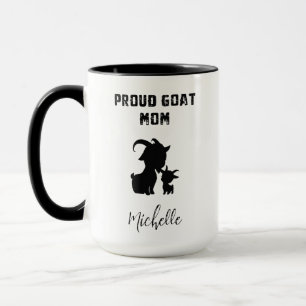 Proud Goat Mom Farm Animal Lover Mama Mug
