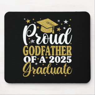 Proud Godfather Of A 2025 Graduate Graduation Fami Mouse Mat