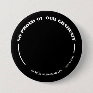 Proud Graduate Photo Graduation 7.5 Cm Round Badge