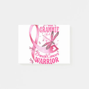 Proud Grammie Of A Breast Cancer Warrior Awareness Post-it Notes