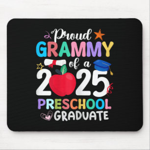 Proud Grammy Of 2025 Preschool Graduation Graduate Mouse Mat