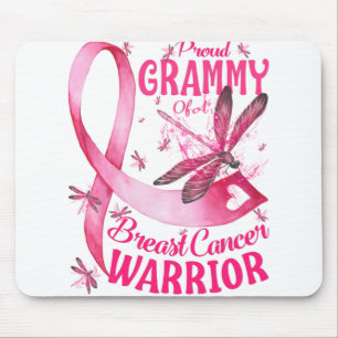 Proud Grammy Of A Breast Cancer Warrior Awareness Mouse Mat