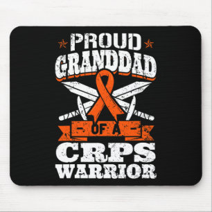 Proud Granddad Of A CRPS Warrior RSD Awareness RND Mouse Mat