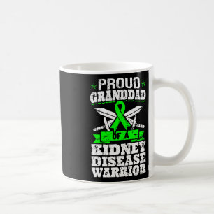 Proud Granddad Of A Kidney Disease Warrior Awarene Coffee Mug