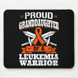 Proud Granddaughter Of A Leukaemia Warrior Awarene Mouse Mat