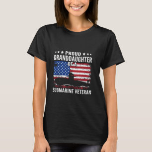 Proud Granddaughter Of A Submarine Veteran Family T-Shirt