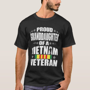 Proud Granddaughter Of A Vietnam Veteran Military T-Shirt